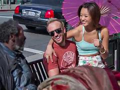 Alina Li Ryan Madison: Blowjob, Asian  Handjob Porn