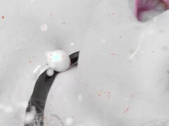 69, Blonde, Sucer une bite, Couple, Européenne, Pigtail, Chevaucher, Adolescente