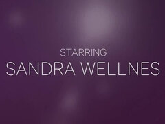 Hot anal rimming with sexy brunette Sandra Wellness