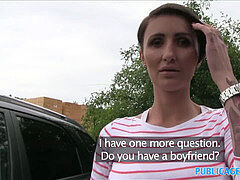 PublicAgent brief haired brown-haired mummy bent over and fucked