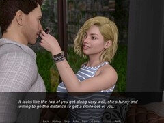 Hot mom with big boobs in a sensual visual novel adventure