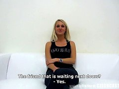 First Porn Casting Horny Tereza