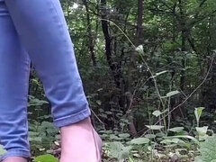 18, Amaterji, Rjavolaska, Fetiš, Jeans, Lulanje, Solo, Mokra