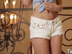 Kukk suging, Brunette, Sperm skott, Barbert, Suging, Tenåring