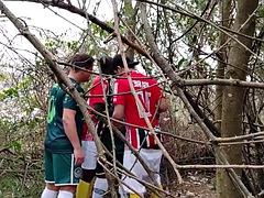 Gangbang, Gay, Skupina, Hardcore, Svaly, Venku, Vyhublá