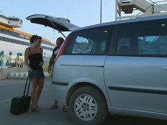 Anal, Nana, Gros seins, Blonde, Sucer une bite, Queue, Groupe, Public