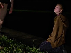 Beauté, Sucer une bite, Fétiche, Bâillonner, Hard, De plein air, Rousse roux, Fessée