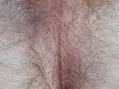 Closeup, anal wink, fingers and cum on my ass
