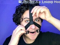 Round and all tied up with tape and gags