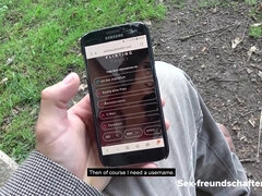 아마추어, 금발의, 깊은목구멍, 독일인, 핸드잡, Hd, 셀카, 공개적인