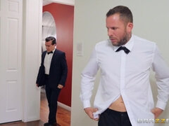 Big titty ebony bride Nina Rivera gets naughty