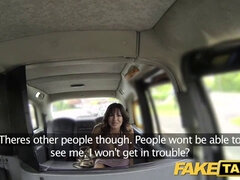 Tara Holiday's massive tits get pounded in fake taxi anal POV
