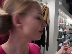 Amatør, Babe, Blond, Europeisk, Penger, Naturlige bryster, Realitet, Russer