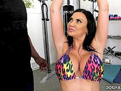 big-boobed Housewife Jasmine Jae Gets dped By dark-hued Trainers