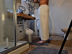 Amatéři, Bisexuální, Podvádění, Gay, Hotel, Dospělé, Sprcha, Kuřba sání