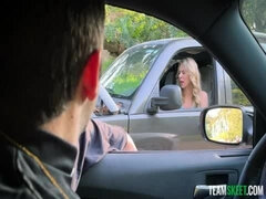 Young Lady Needs Roadside Rescue