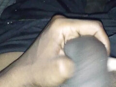 Thug Pulled His Big Black Dick Out and Started Jerking off