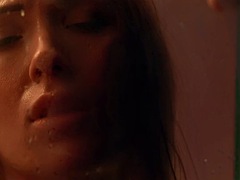 Sensual sex in the sauna with Angelica Grace