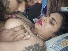 Novia, Ama de casa, Indio, Maduro, Pezones, Chupando, Puta