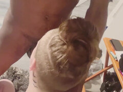 Amerikansk, Avsugning, Par, Hemmagjord, Mellanrasig, Mogen