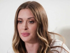 Grosser arsch, Blondine, Kehlenfick, Schwanz, Würgen, Hd, Interrassisch, Pornostars