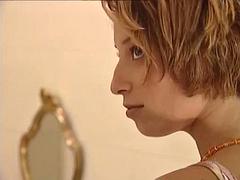 Cute skinny French teen assfucked by older man