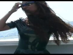 Bdsm, Velké kozy, Pár, Latex, Milf žcbp, Venku, Otrok