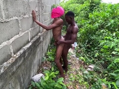 Amatör, Anal, Svart, Par, Utomhus