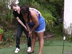 アフリカ人, お尻, ぽっちゃり, フェラチオ, チェコ, 異人種間, 垂れ乳, オッパイの