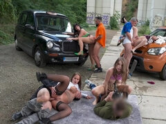 Gesztenyebarna, Arcra élvezés, Hd, Nyalás, Természetes mellek, Szabadban, Nuni, Vöröshajú