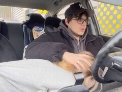 She gave me an amazing deep-throat in the drive-thru line at McD while we waited for our order