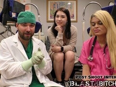 Mina Moon gives a wild blowjob and gets drilled twice