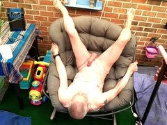 Anal, Stor kukk, Fangenskap, Britisk, Sperm skott, Dildoen, Bestefar, Leker