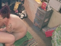 Spermaladung, Schmuddelige sprache, Aufs gesicht abspritzen, Würgen, Brille, Milf, Rotschopf