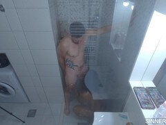 Kiki Minaj gets wrecked in the shower with some intense hardcore sex