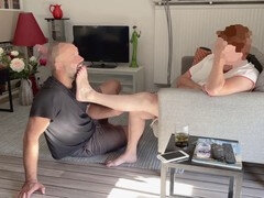 Homemade grandma porn: anal pounding and cum guzzling with an 80-year-old granny