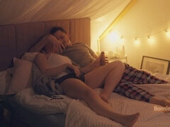 The film is enjoyable, but the steamy sex is even better! Real couple brings mutual pleasure and indulges in passionate sideways sex