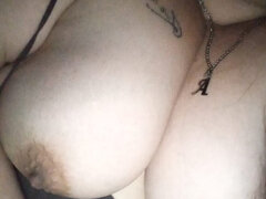 My Wife Masturbating the Rich Fat Hairy Pussy She Has