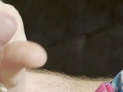 Making My Big White Cock Bust