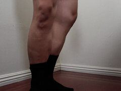 Asian Businessman Takes a Break From Excel Sheets to Flaunt His Calves!