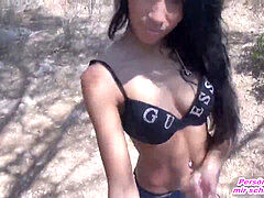 Outdoor anal und ass-to-facehole mit 18yo deutschem nubile