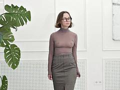 Kotě, Brunetka, Softcore, Sólo