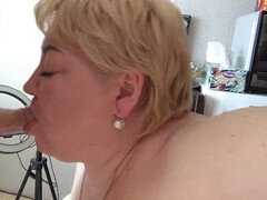 Belle grosse femme bgf, Femme couguar, Éjaculation interne, Mature, Mère que j'aimerais baiser, Maman, Russe, Suçant