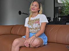 Tattooed Latina Babe Deep Throats Big Cock Producer POV To Get Booked ft. Galena  Steven Hard: Porn