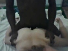 A husband films his wife with a black guy