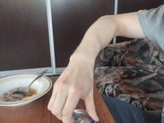 I try Afghan Pepsi Cola and lick up some soup with Thinny Man