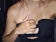 Avsugning, Par, Hanrej, Fetisch, Latina, Trosor, Rödhårig, Fru