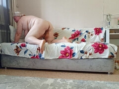 Mother-in-law Spends Time Masturbating Her Big Hairy Pussy with Toys