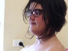 Isot tissit, Ruskeahiuksinen, Käsihoito, Hd, Lesbo