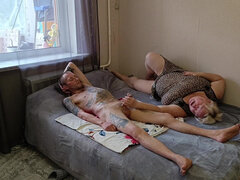 Mother-in-law Sucks Cock and Swallows Cum